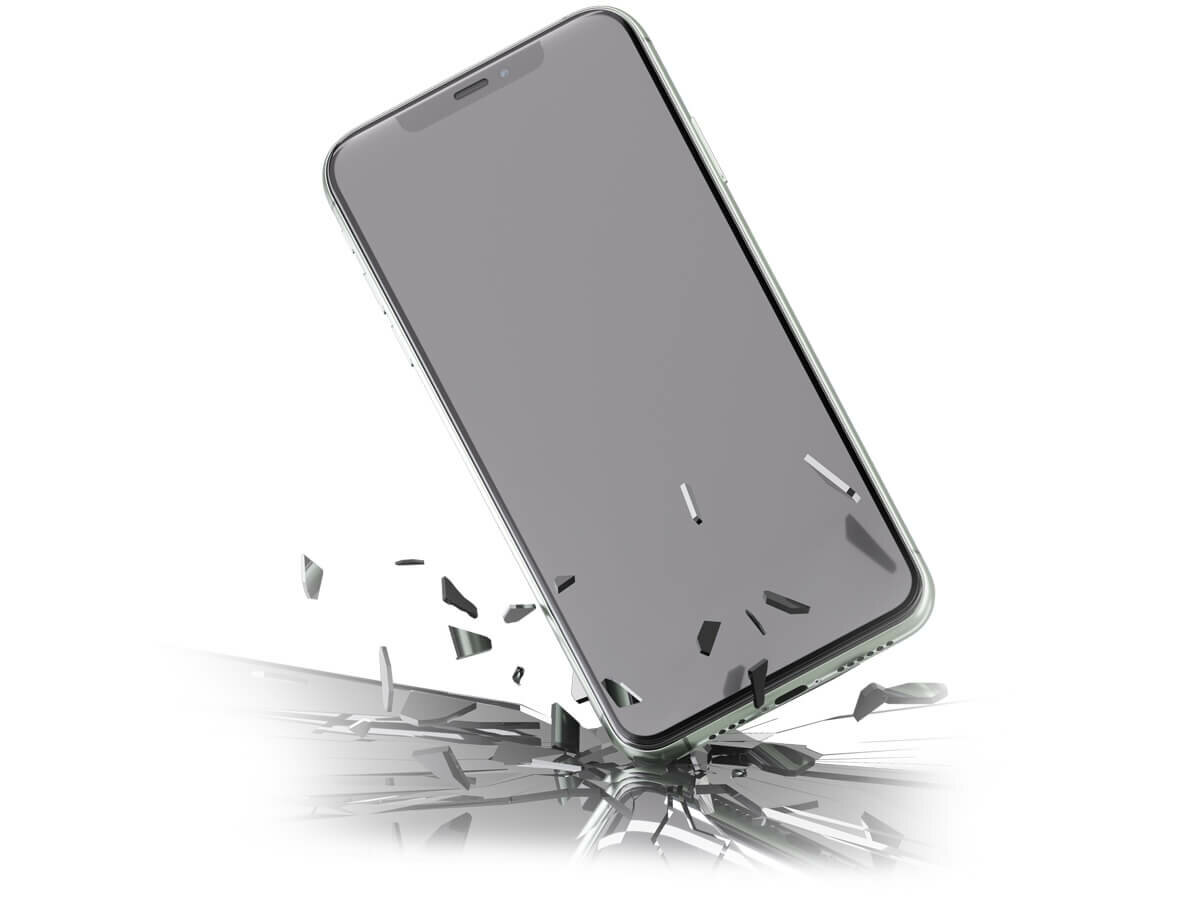 Szkło hartowane 3MK NeoGlass Samsung Galaxy A217 A21s czarne potłuczone szkło