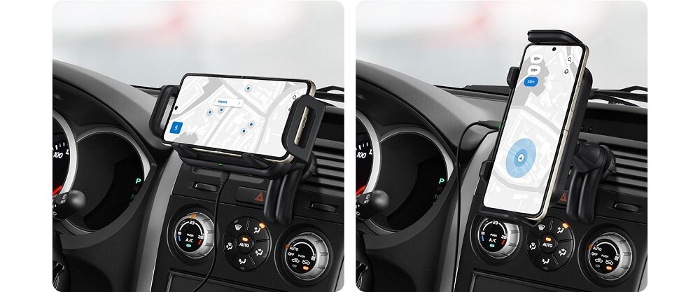 Uchwyt samochodowy Samsung EP-H5300CBEGEU uchwyt z telefonem w rotacji poziomej i pionowej