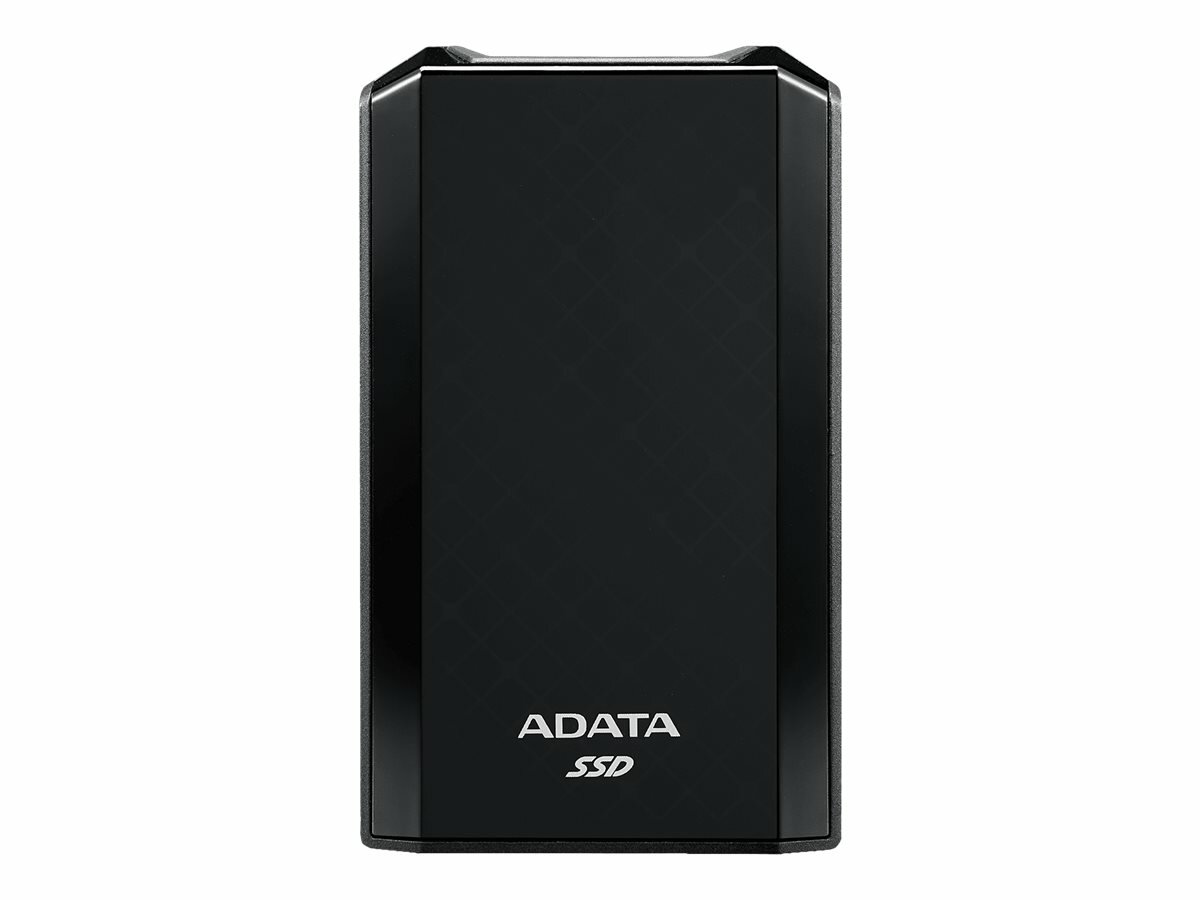 Dysk zewnętrzny Adata SSD External SE900 512 GB widoczny tyłem