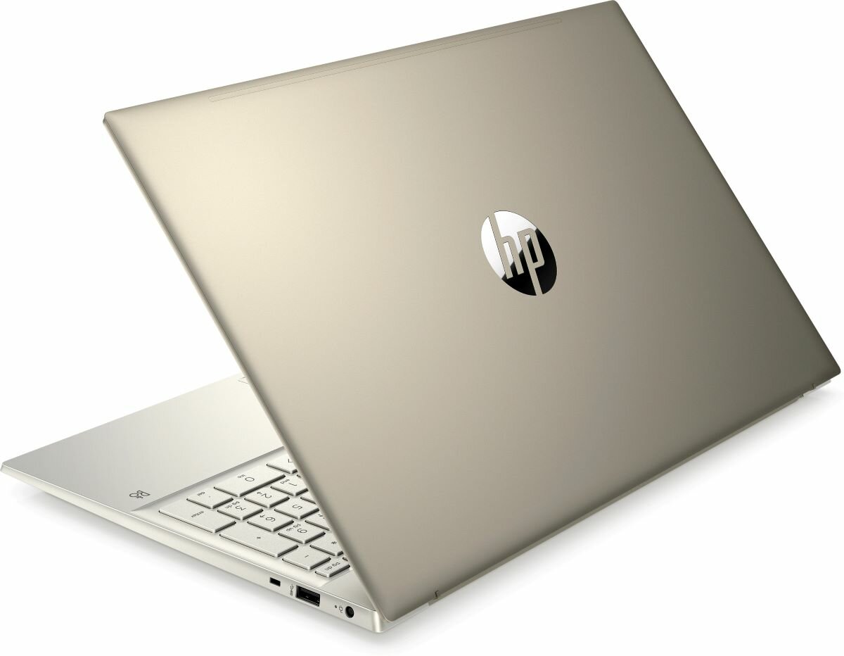 Laptop HP Pavilion 4H3T7EA widok na logo po zewnętrznej stronie