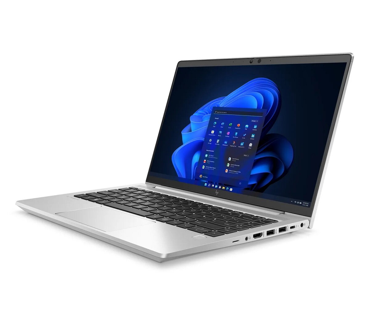 Laptop HP EliteBook 640 G9 i5-1235U 16/512GB 14 otwarty od lewej strony