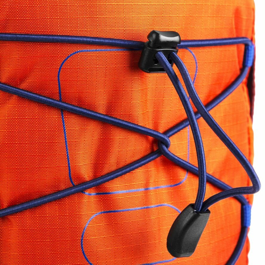Plecak 15L Spokey Dew pomarańczowo-niebieski guma na przodzie plecaka