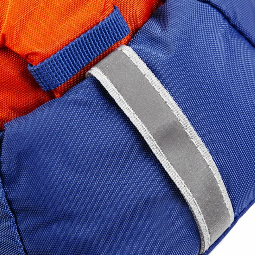 Plecak 15L Spokey Dew pomarańczowo-niebieski element odblaskowy