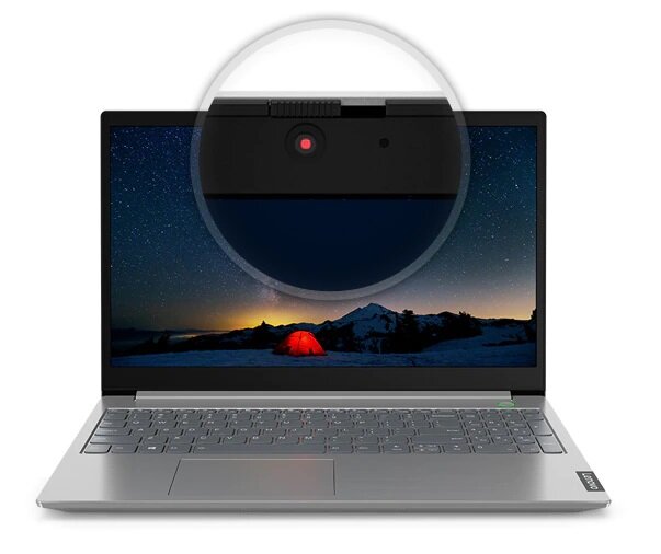 Notebook Lenovo ThinkBook 15 G4 AMD Ryzen 7 5825U  zasłona kamery