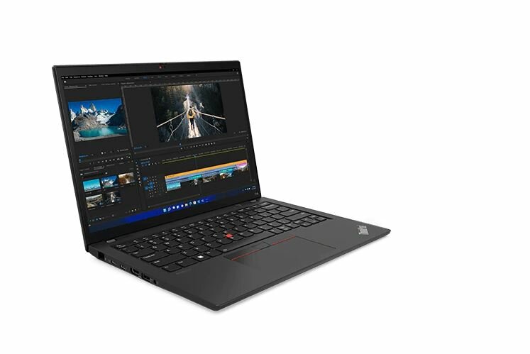 Laptop Lenovo ThinkPad T14 G3 8/256 GB otwarty pod kątem
