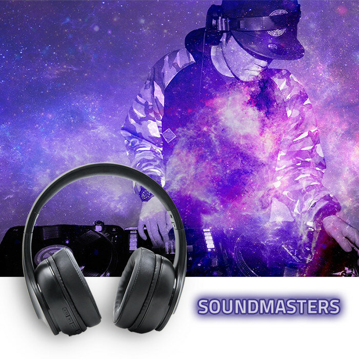 Słuchawki Qoltec Soundmasters BT 5.0 AB 50844 Bluetooth DJ z słuchawkami