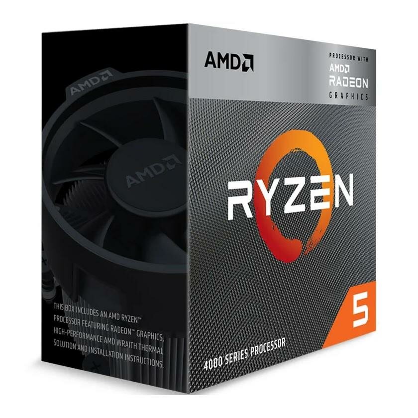 Procesor AMD Ryzen 5 4600G AM4 opakowanie widoczne bokiem