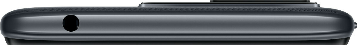 Smartfon Redmi 10C 4/128 grafitowy szary pokazana górna krawędź telefonu