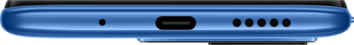 Smartfon Redmi 10C 4/64 oceaniczny niebieski pokazana dolna krawędź telefonu