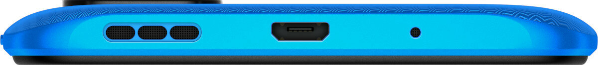 Smartfon Redmi 9C 32GB niebieski zmierzch pokazana dolna krawędź telefonu