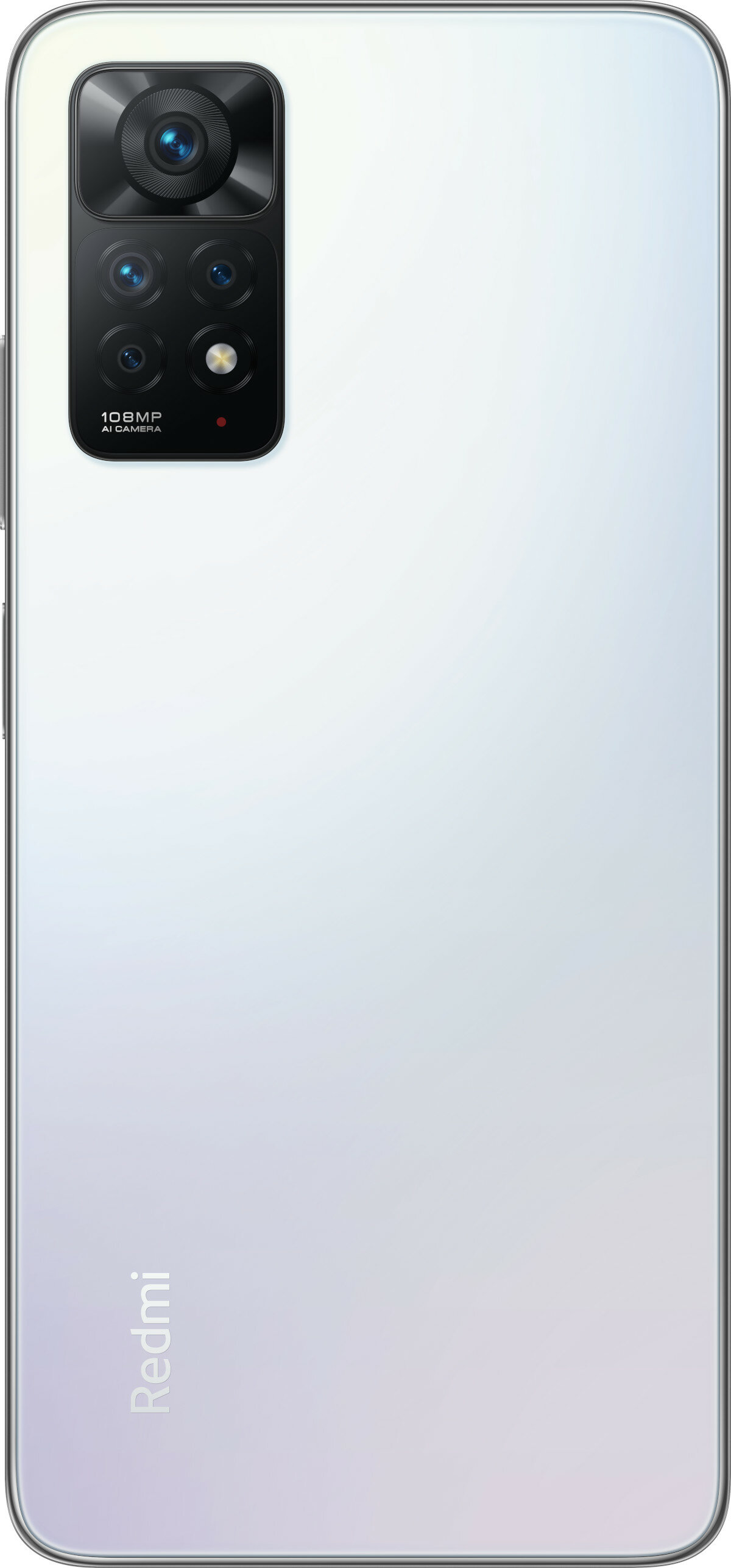 Smartfon Redmi Note 11 Pro 6/64 polarny biały pokazany tył telefonu