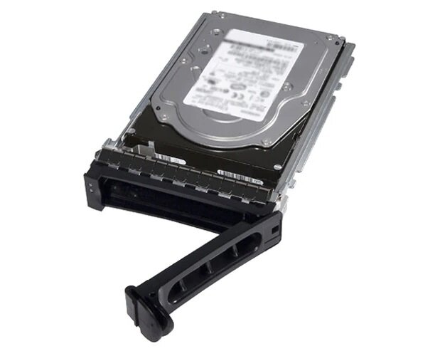 Dysk wewnętrzny Dell 400-BIFW HDD 600GB od góry po skosie na białym tle