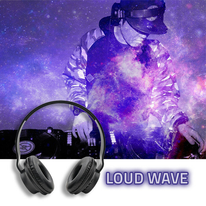 Słuchawki bezprzewodowe Qoltec Loud Wave BT 5.0 DJ w słuchawkach