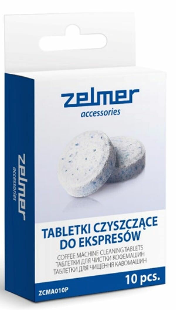 Tabletki czyszczące Zelmer ZCMA10P lekko bokiem