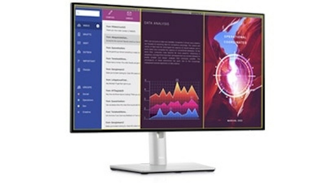 Monitor Dell UltraSharp U2422H 24 IPS widoczny bokiem