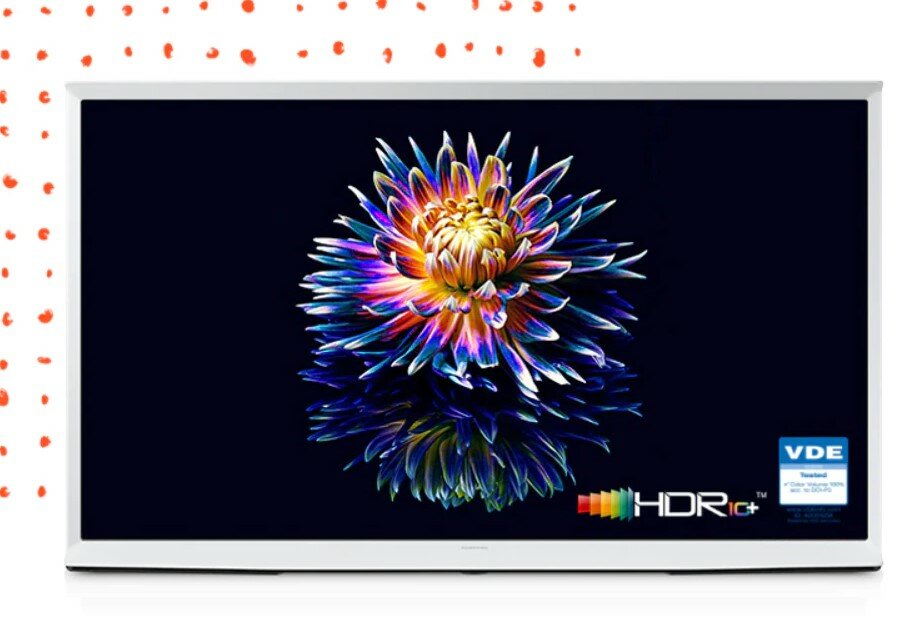 Telewizor Samsung The Serif LS01T QE43LS01TAUXXH 50” fantastyczne kolory na ekranie