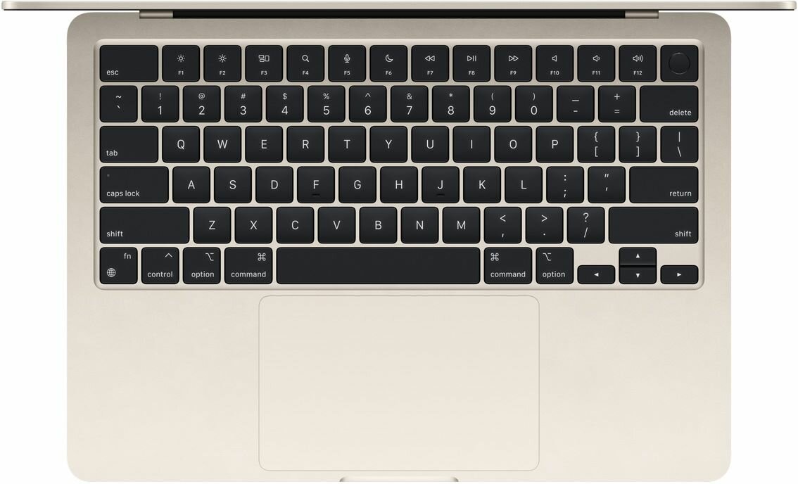 Laptop Apple MacBook Air MLY33ZE/A widok na klawiarure