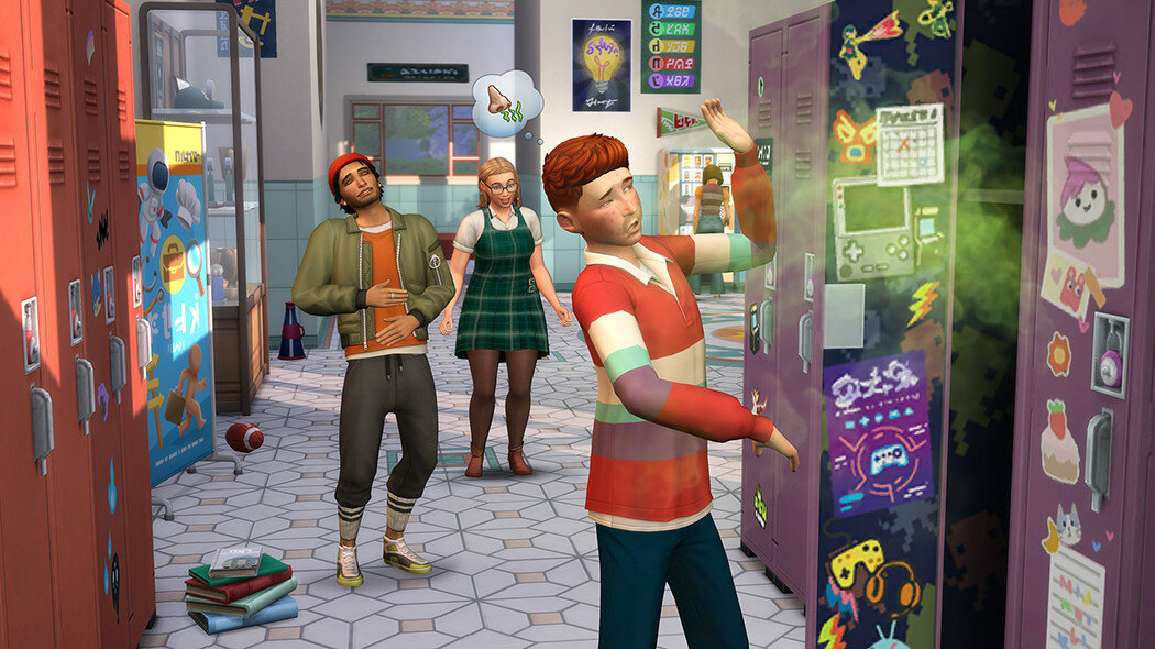 Dodatek do gry Electronic Arts The Sims 4 Licealne lata na PC/MAC szafka szkolna