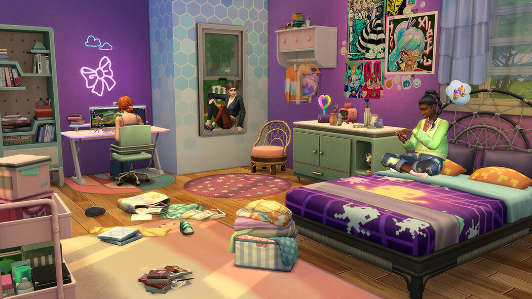 Dodatek do gry Electronic Arts The Sims 4 Licealne lata na PC/MAC pokój w grze