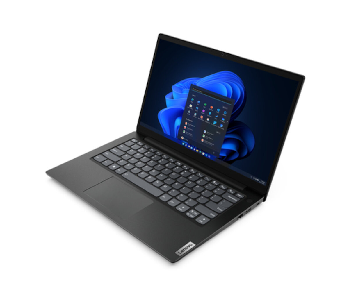 Laptop Lenovo V15 G3 i3-1215U 15.6'' widok na laptop prawy skos