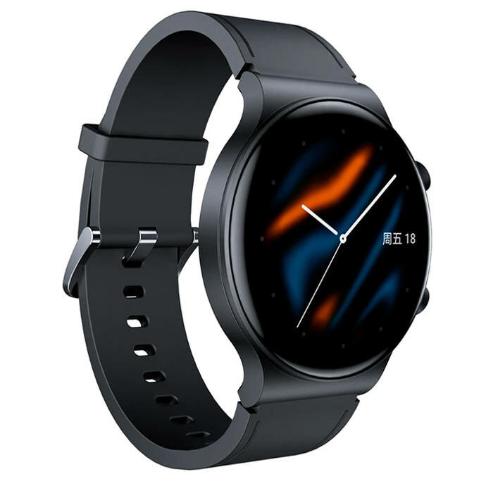 Smartwatch Kumi GT5 PRO czarny lewy bok