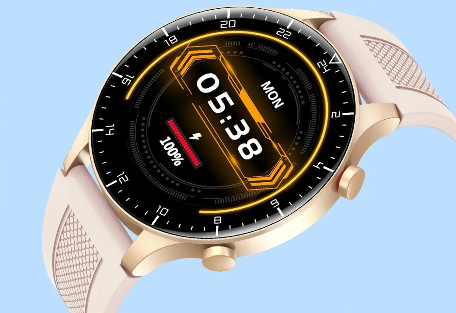 Smartwatch Kumi GW16T PRO czarny wyświetlacz