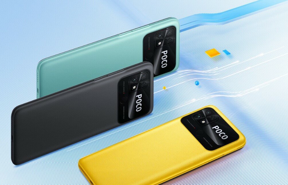 Smartfon Xiaomi POCO C40 4/64GB Żółty tylny aparat