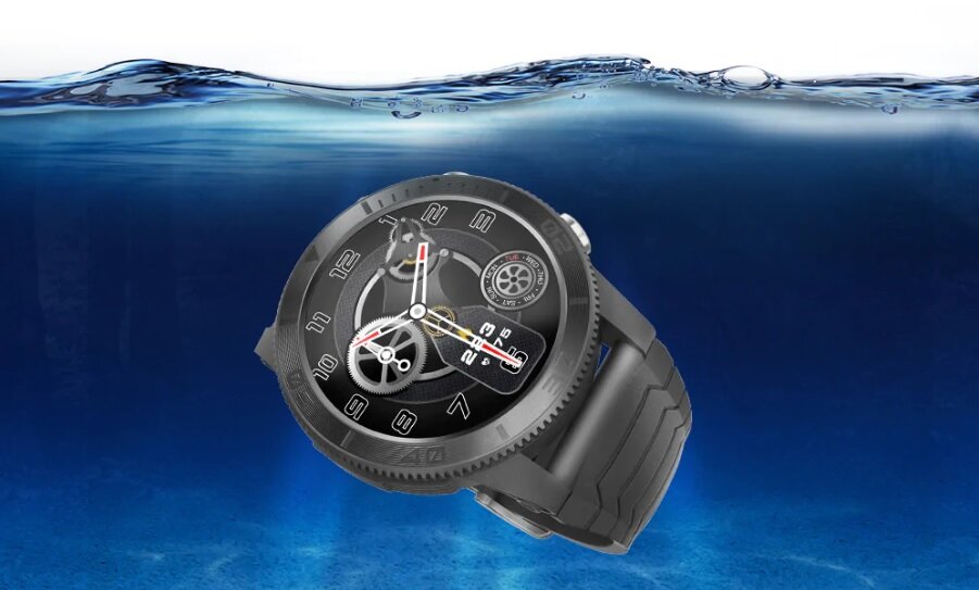 Smartwatch Kumi U5 czarny w wodzie