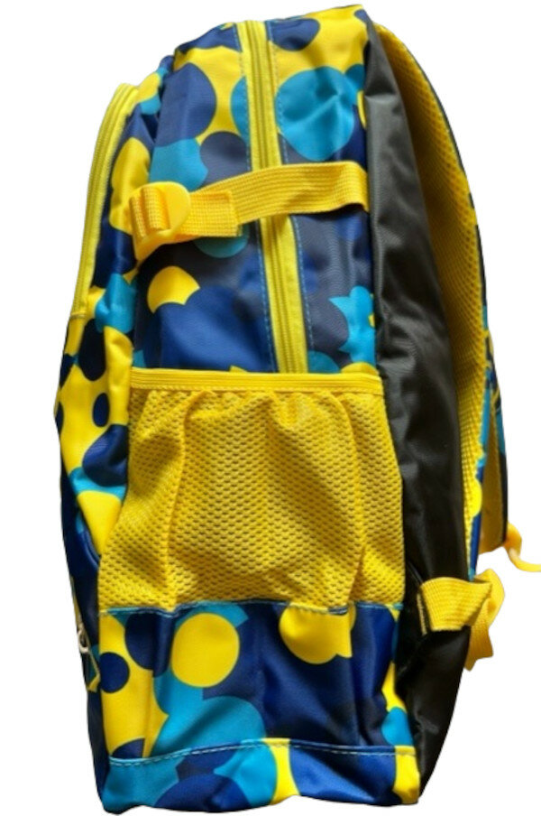 Plecak szkolny Motivo żółte kule + worek do butów bokiem