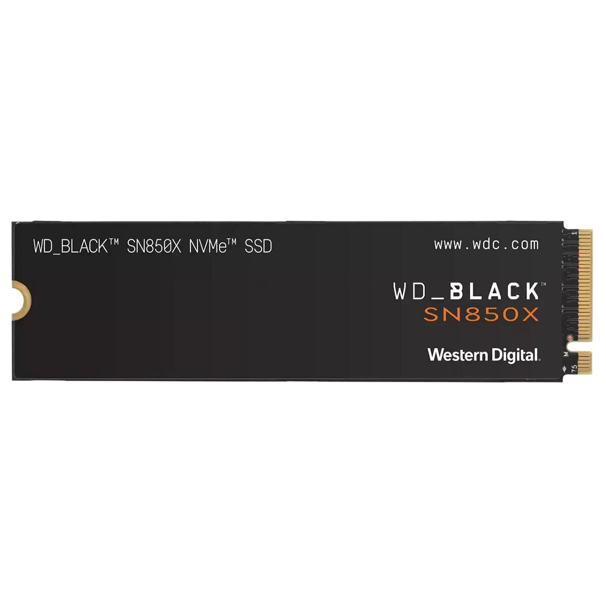 Dysk SSD WD Black SN850X 4TB NVMe M.2 widok od frontu