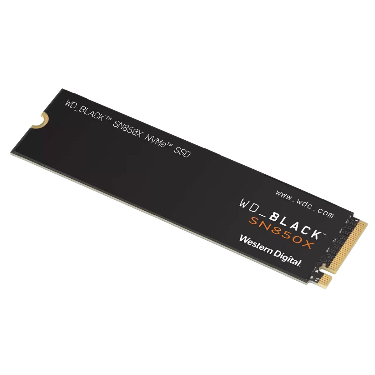 Dysk SSD WD Black SN850X 4TB NVMe M.2 widok pod skosem