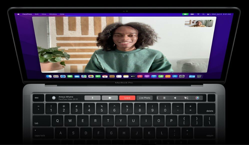 Laptop Apple MacBook Pro M2 256GB SSD gwiezdna szarość facetime