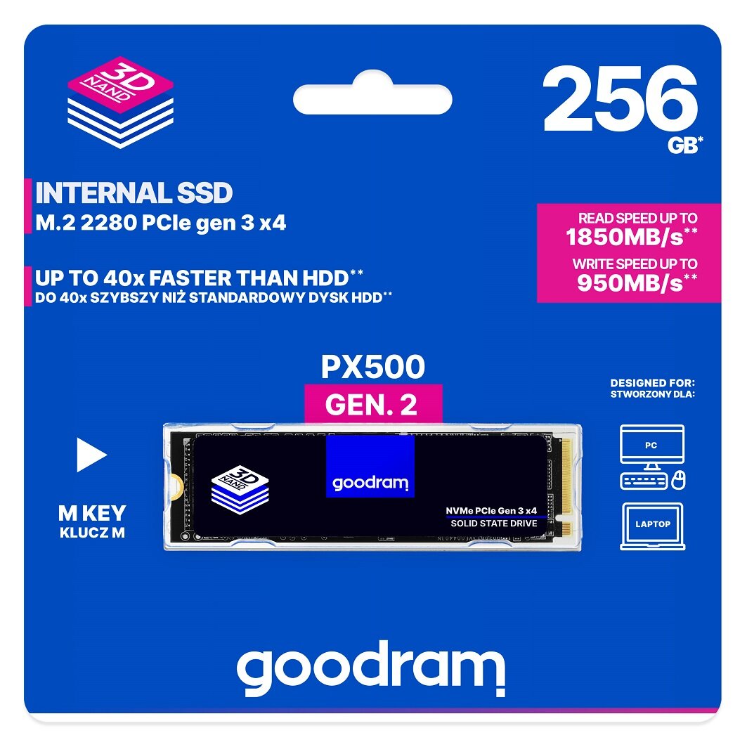 Dysk SSD GoodRam PX500 Gen.2 w opakowaniu