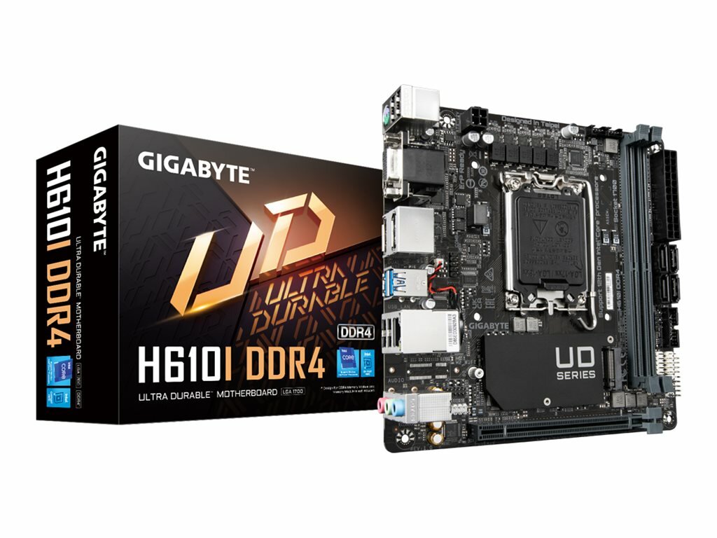 Płyta główna Gigabyte H610I DDR4 LGA 1700 płyta i opakowanie