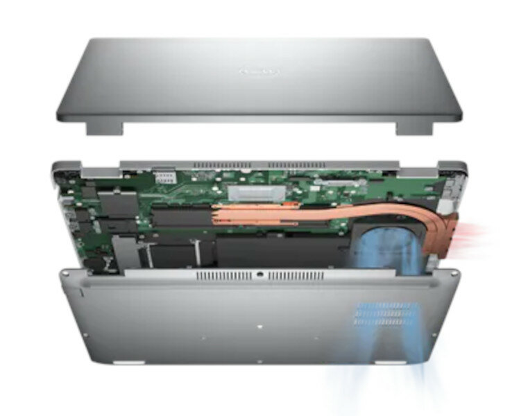 Laptop DELL L5430 i5-1235U 8GB 512GB SSD widok na pracę laptopa