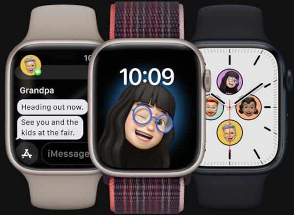Smartwatch Apple Watch Series 8 GPS + Cellular czerwony frontem