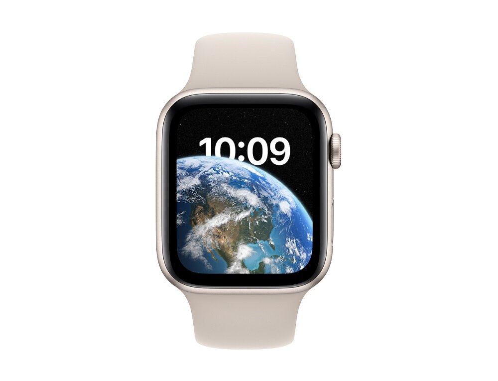 Smartwatch Apple Watch SEMNJX3WB/A widok na zegarek od frontu