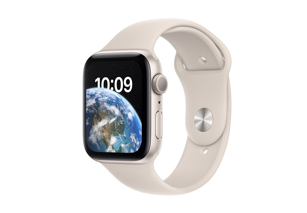 Smartwatch Apple Watch SE MNJX3WB/A na białym tle