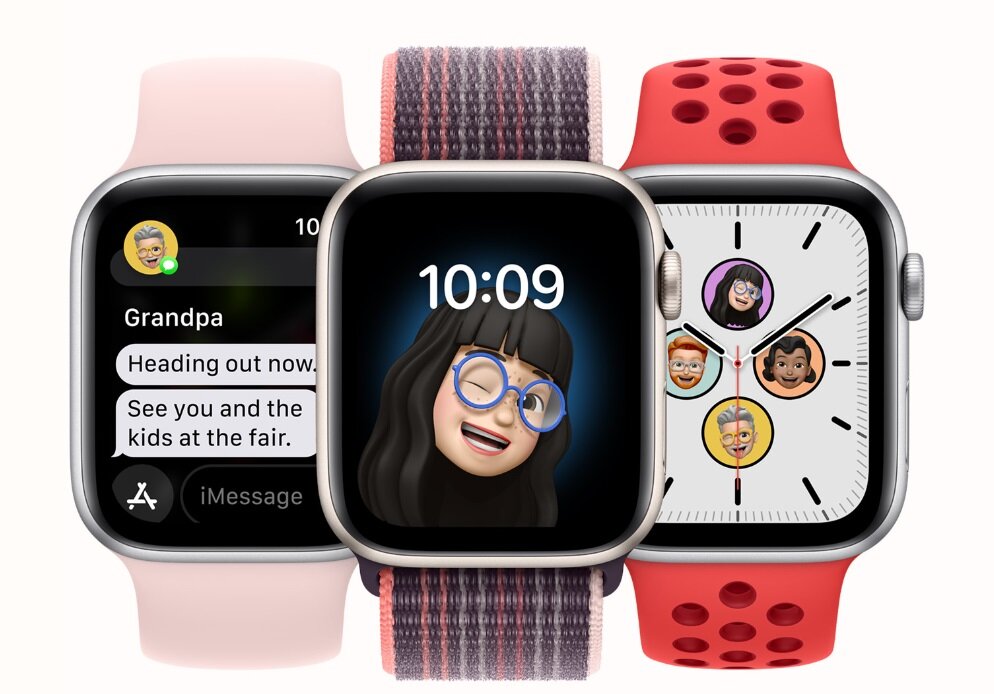 Smartwatch Apple Watch SE MNJX3WB/A  - kilka modeli