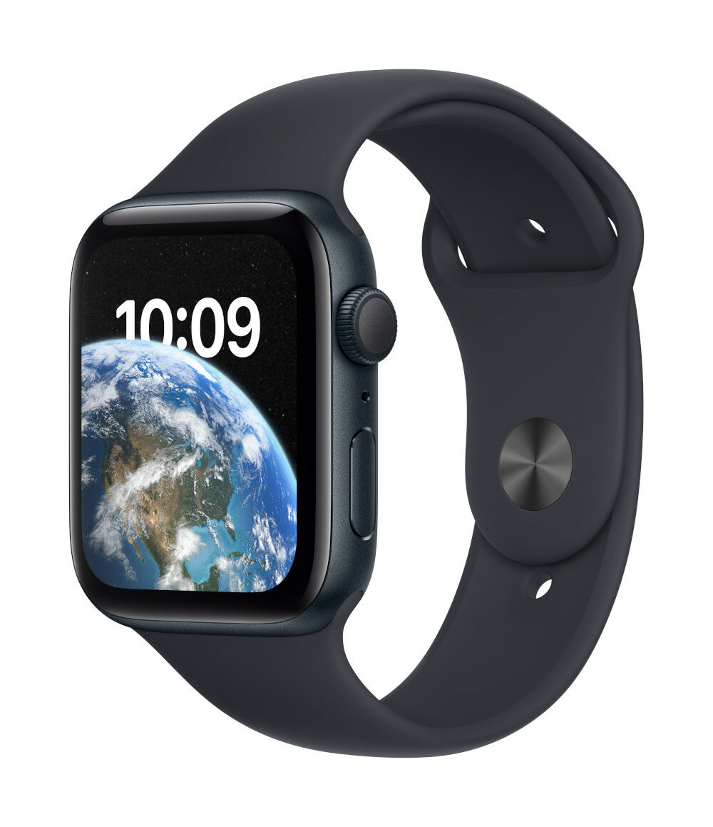 Smartwatch Apple Watch SE MNPL3WB/A GPS + Cellular  na białym tle