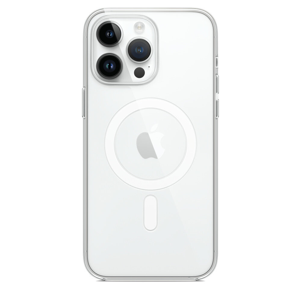 Etui Apple MagSafe przezroczyste na iPhone 14 Pro Max na smartfonie