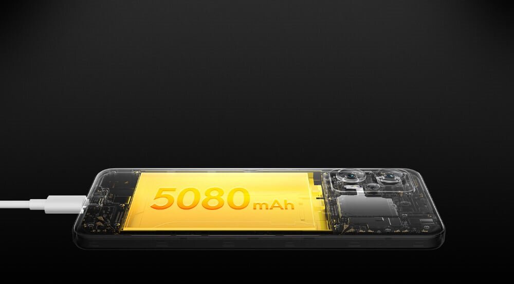Smartfon Xiaomi POCO X4 GT 41230 widok na baterię w smartfonie