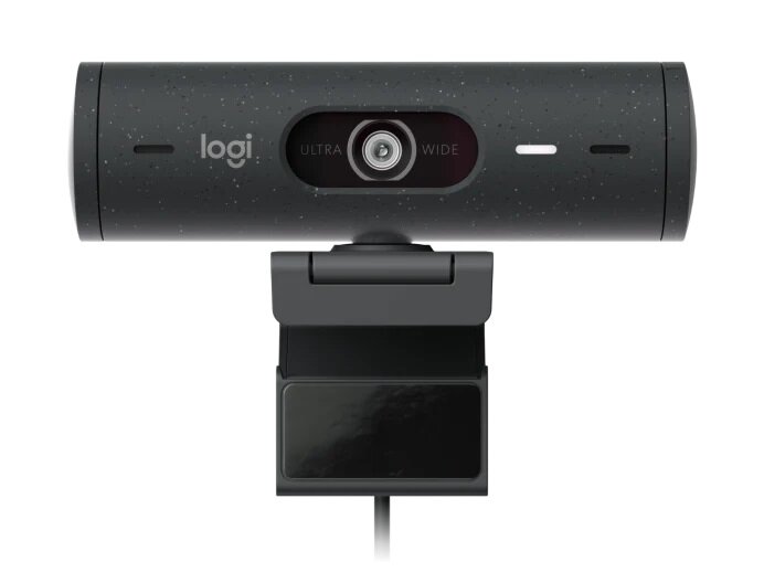 Kamera internetowa Logitech Brio 505 grafitowa widok kmaery od przodu