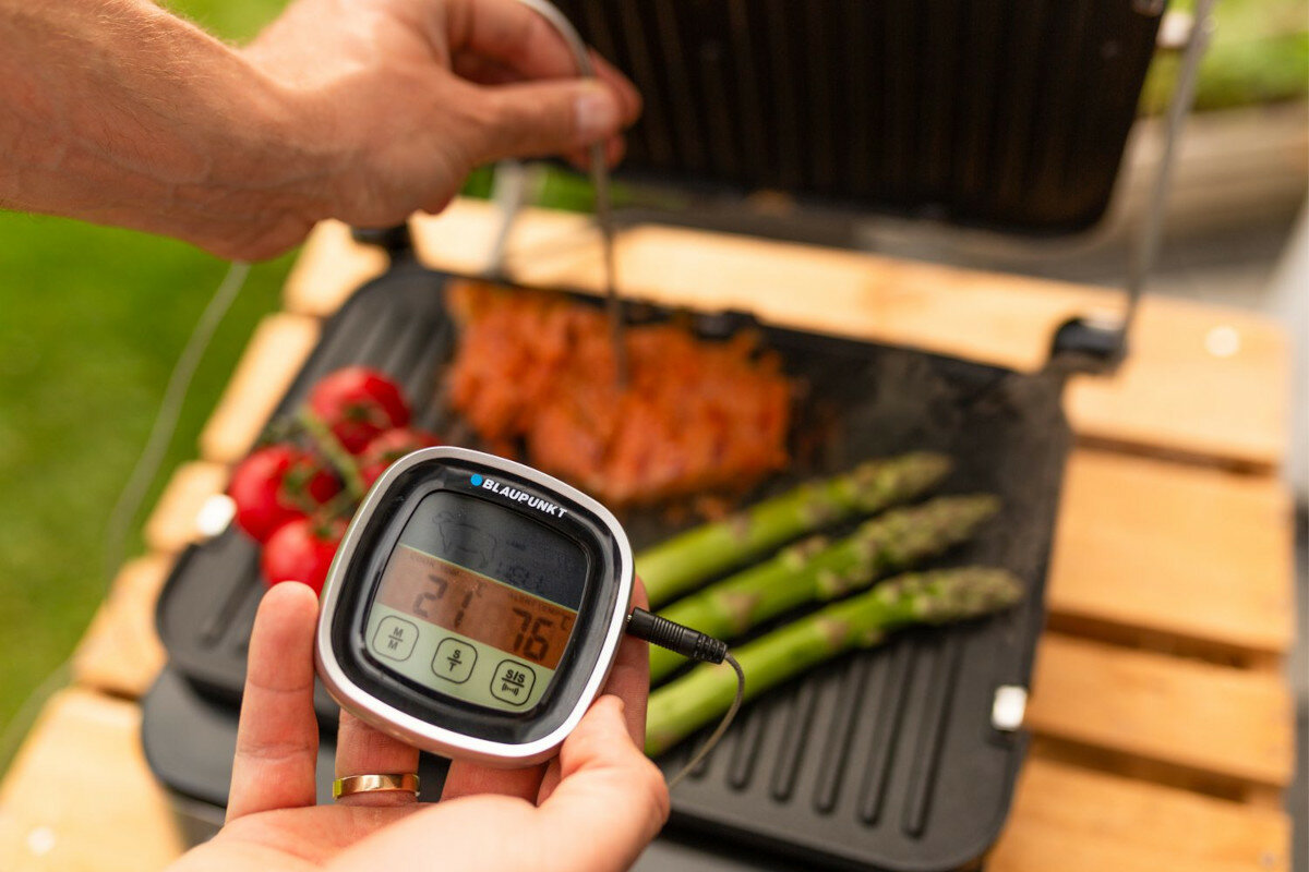 Termometr cyfrowy Blaupunkt FTM501 (-20 – 300℃) sprawdzanie temperatury mięsa
