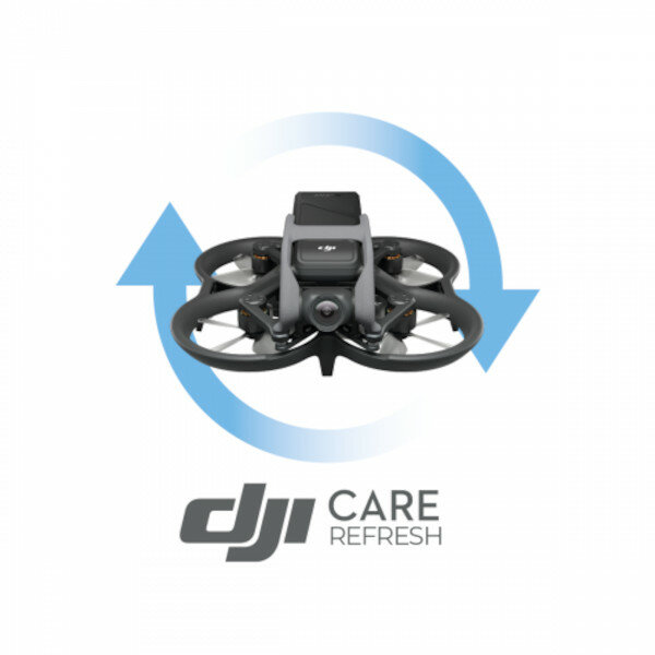 Kod elektroniczny DJI Care Refresh DJI Avata 1 rok dron frontem
