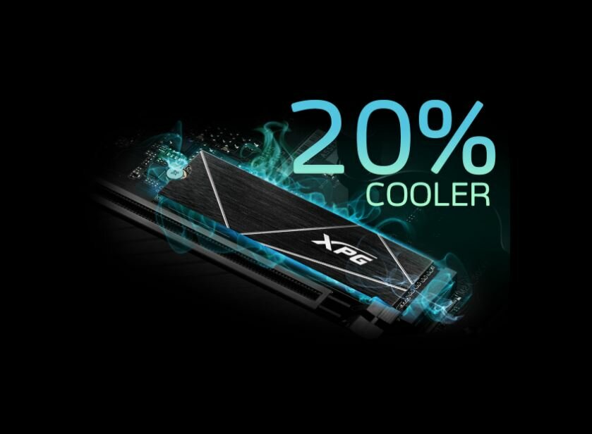 Dysk SSD ADATA XPG Gammix S70 Blade 1TB M.2 dysk z informacją o niższej temperaturze o 20%
