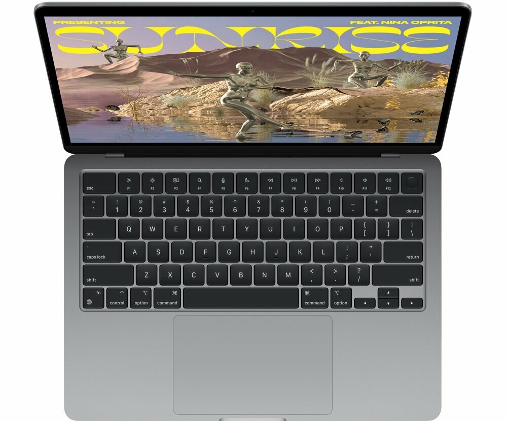 Laptop Apple MacBook Air MLXY3ZE/A 16GB/256GB Srebrny z uruchomionym programem
