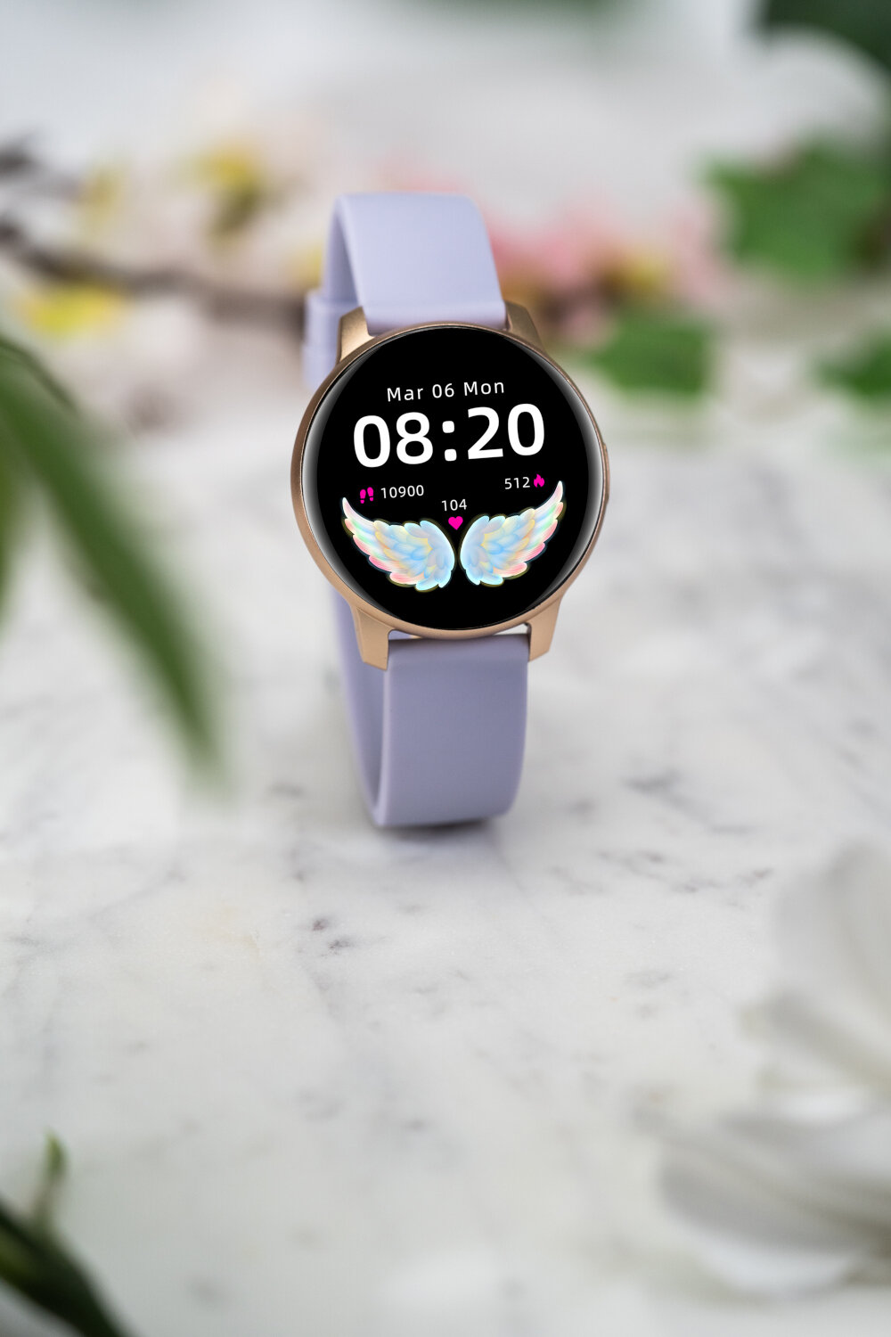Smartwatch Oromed ORO ACTIVE PRO 2 włączony ekran