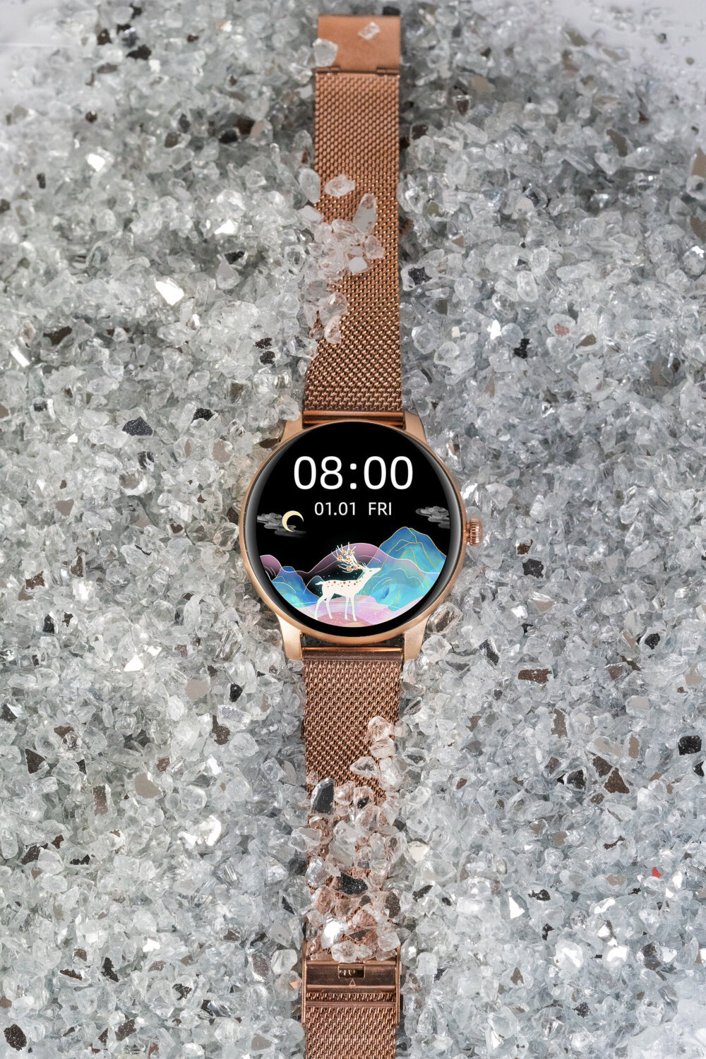 Smartwatch Oromed ORO LADY GOLD NEXT frontem