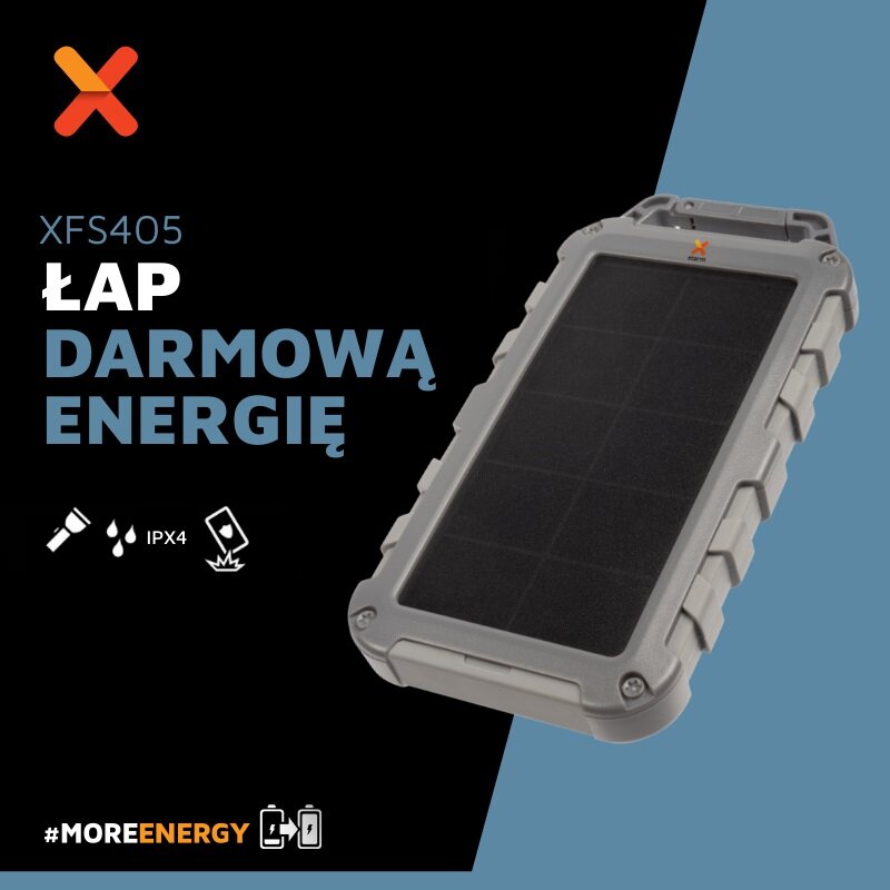 Powerbank solarny Xtorm Fuel XFS405 10000 mAh 20W z wyróżnionym panelem solarnym